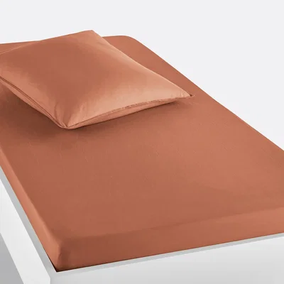 La Redoute Scenario 100% Washed Cotton Fitted Sheet