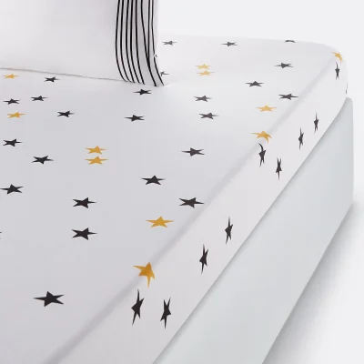 La Redoute Fringe Cotton Fitted Sheet