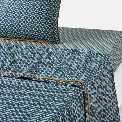 La Redoute Pallazzo Patterned Cotton Flat Sheet