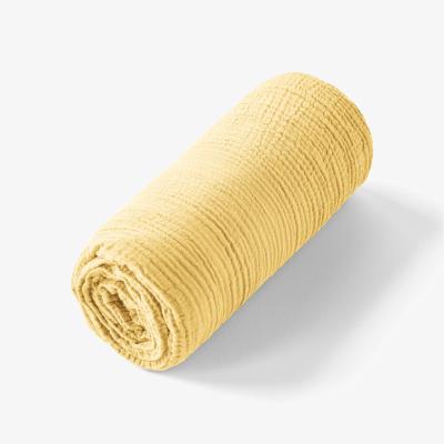 La Redoute Yafa 100% Organic Cotton Muslin 200 Thread Count Fitted Sheet
