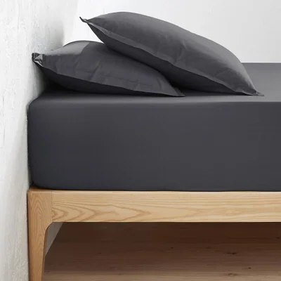 La Redoute Scenario Cotton Percale Fitted Sheet, 40cm Flap