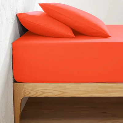 La Redoute Scenario 32cm High Plain Polycotton Fitted Sheet