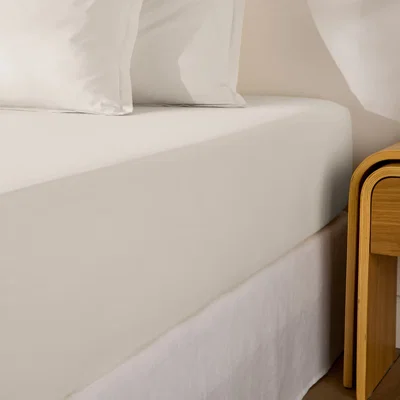 La Redoute Scenario Cotton Percale 200 Thread Count Fitted Sheet, 35cm Flap