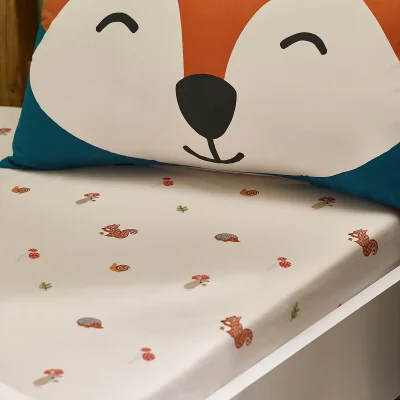 La Redoute Fox and Woodland Friends Fitted Sheet