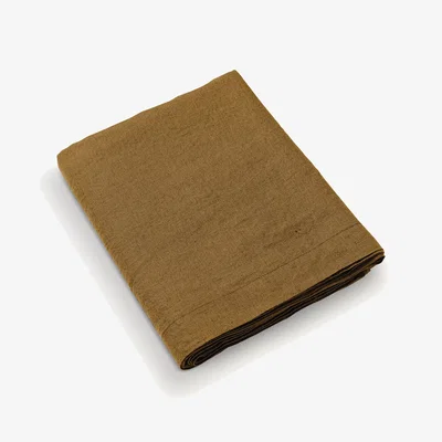La Redoute Elina Washed Linen Flat Sheet