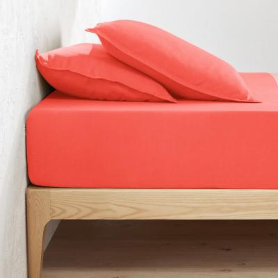 La Redoute Linot 100% Washed Linen Fitted Sheet for Deep Mattresses (30cm)