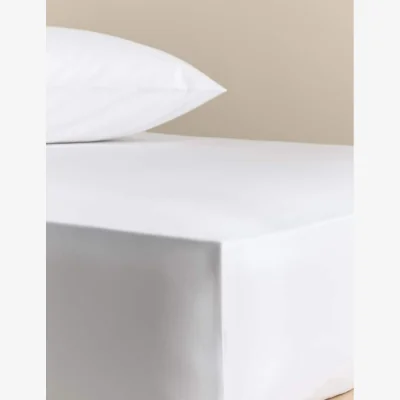 Marks & Spencer M&S Stay Cool Lyocell Rich Deep Fitted Sheet White