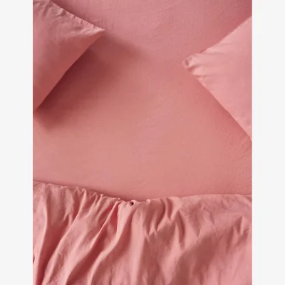 Marks & Spencer Piglet In Bed Linen Rich Plain Fitted Sheet Pink