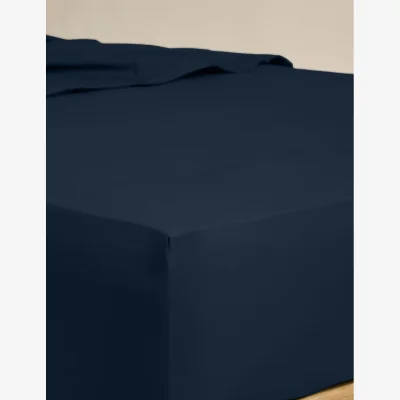 Marks & Spencer M&S Egyptian Cotton StayPut Fitted Sheet Navy