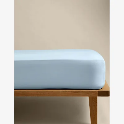 Marks & Spencer M&S Stay Cool Lyocell Rich Extra Deep Fitted Sheet Dusty Blue