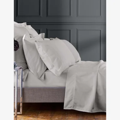Marks & Spencer Bedeck of Belfast Egyptian Cotton 1000 Thread Count Fitted Sheet Silver