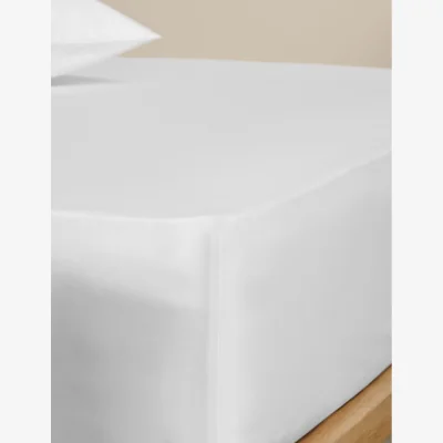 Marks & Spencer M&S Egyptian Cotton 230 Thread Count StayPut Fitted Sheet White