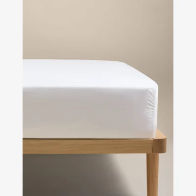 Marks & Spencer M&S Pure Cotton 600 Thread Count Fitted Sheet White