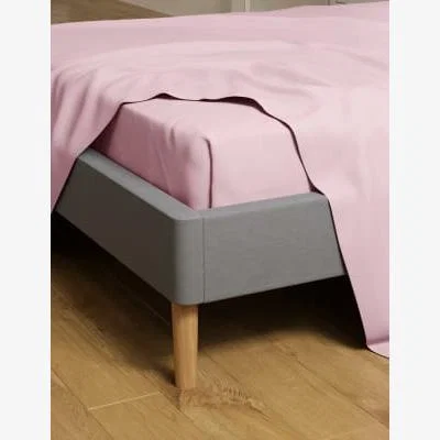 Marks & Spencer M&S  Comfortably Cool Tencel™ Rich Flat Sheet - 5FT - Dusty Pink, Dusty Pink,Navy,Dark Grey