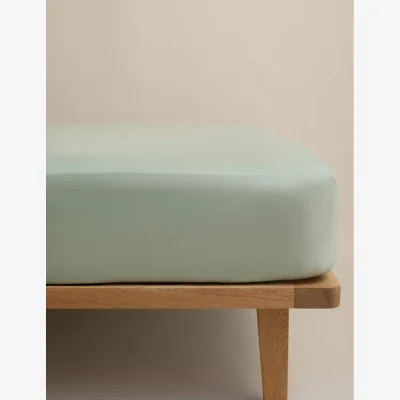 Marks & Spencer M&S Egyptian Cotton 400 Thread Count Fitted Sheet Sage