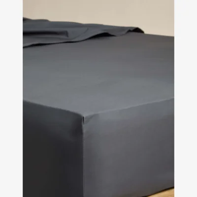 Marks & Spencer M&S Pure Egyptian Cotton StayPut Fitted Sheet Charcoal