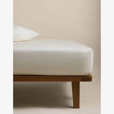 Marks & Spencer M&S Egyptian Cotton 400 Thread Count Silky Deep Fitted Sheet Cream