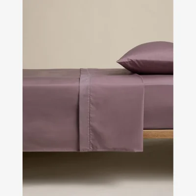 Marks & Spencer M&S Egyptian Cotton 230 Thread Count Flat Sheet Mauve