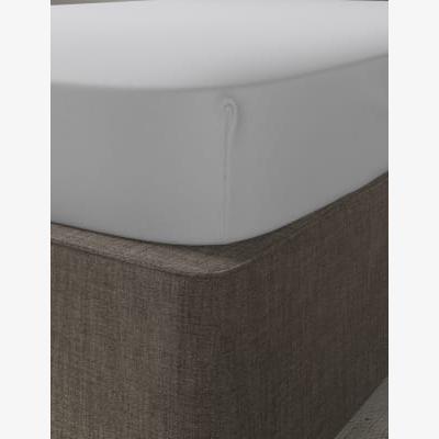 Marks & Spencer M&S  Dreamskin&reg; Pure Cotton Fitted Sheet - DBL - Light Grey, Light Grey,Cream,Duck Egg