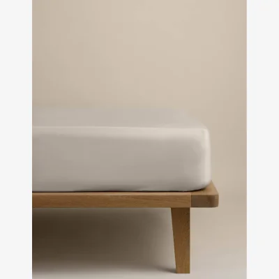 Marks & Spencer M&S Egyptian Cotton 400 Thread Count Deep Fitted Sheet Putty
