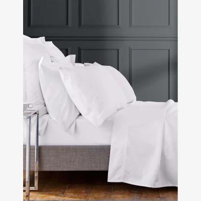 Marks & Spencer Bedeck of Belfast Egyptian Cotton 1000 Thread Count Flat Sheet White
