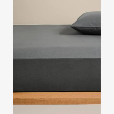 Marks & Spencer M&S Body Sensor™ Pure Cotton Fitted Sheet Charcoal