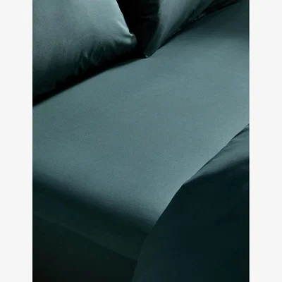 Marks & Spencer M&S X National Gallery Egyptian Cotton Deep Fitted Sheet - DBL - Sea Green, Deep Mauve,Sea Green,Sage,Dark Navy