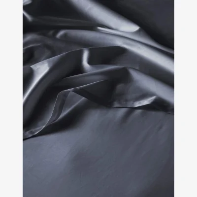 Marks & Spencer Bedfolk Pure Cotton 300 Thread Count Flat Sheet Navy