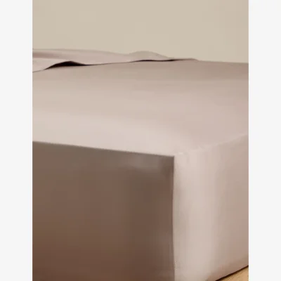 Marks & Spencer M&S Pure Cotton Sateen Deep Fitted Sheet Putty
