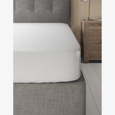 Marks & Spencer M&S Collection Pure Brushed Cotton Deep Fitted Sheet - 5FT - Soft White, Soft White