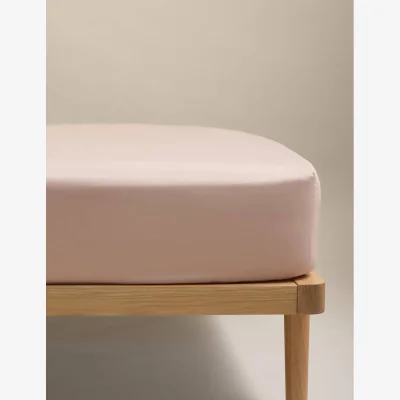 Marks & Spencer M&S Stay Cool Lyocell Rich Extra Deep Fitted Sheet Blush Pink
