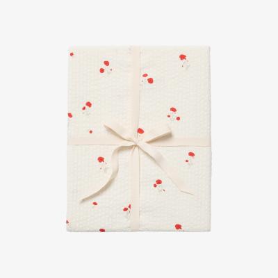 Nordic Nest Garbo&Friends Poppy Seersucker fitted sheet 90x200x30 cm