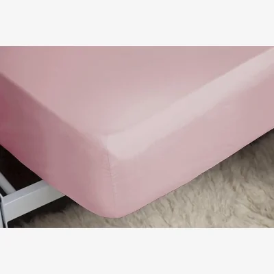 Downtown Belledorm 200 Count Extra Deep 38cm Fitted Sheet - Blush - King