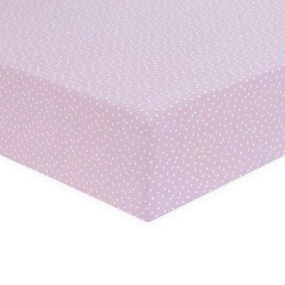The Range Pack of 2 Dottie Fitted Sheet - Blush
