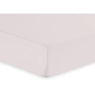 The Range My Home Polycotton Fitted Sheet - Blush / King