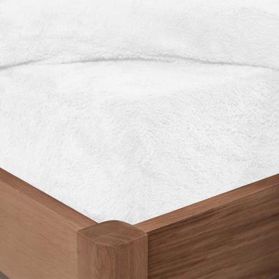The Range Teddy Fleece Thermal Fitted Bed Sheet - White / Double