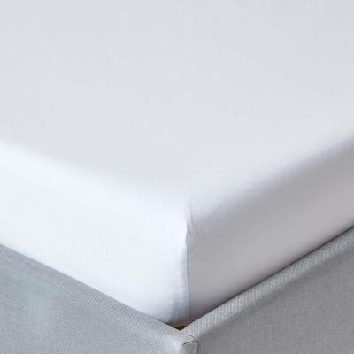 The Range 200 Thread Count Egyptian Cotton Extra Deep Fitted Sheet - White / Superking