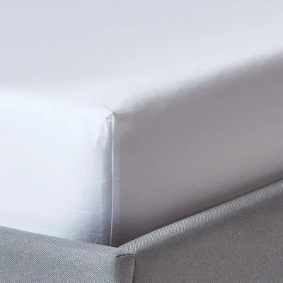 The Range Organic Egyptian Cotton Fitted Sheet - White / Superking