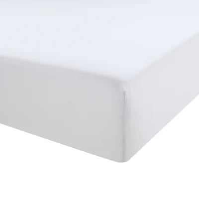 The Range Egyptian Cotton Deep Fitted Bed Sheet - White / Superking
