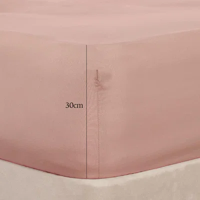 The Range Bed Sheet Deep Fitted - Blush Pink / Superking