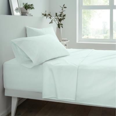 The Range Sleepdown Easy Care Fitted Bed Sheet - Duck Egg / Double