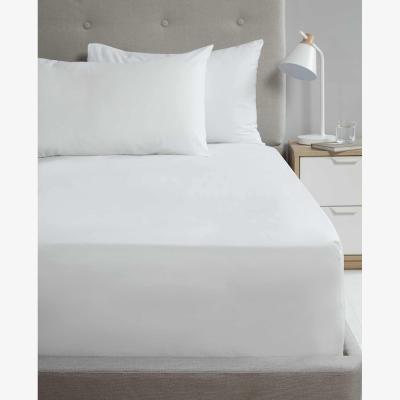 The Range 180 Thread Count Percale Flat Sheet - White / Superking