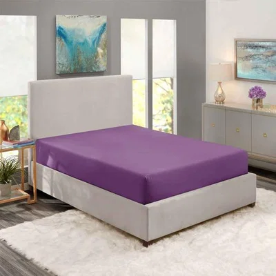 The Range Premium Quality Fitted Sheet - purple / 0.65kg