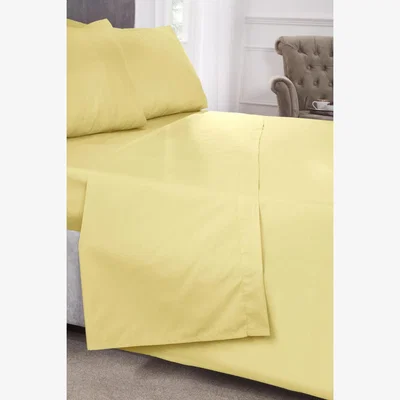 The Range Peracle Fitted Sheet - Lemon / Superking