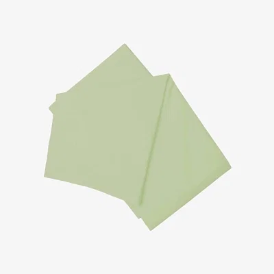 The Range Brushed Cotton Flat Sheet - BM302 - Green Apple / Single
