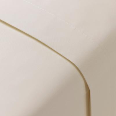 The Range Poetry Plain Dye King Size Polycotton Flat Sheet in Neutral - Neutral