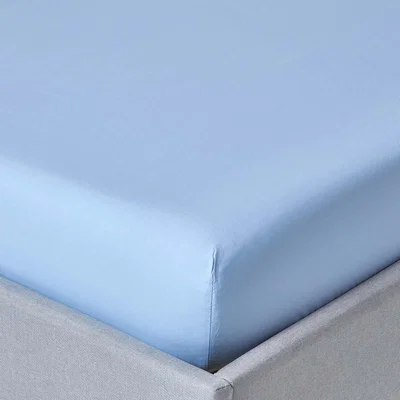 The Range 200 Thread Count Egyptian Cotton Extra Deep Fitted Sheet - Blue / King