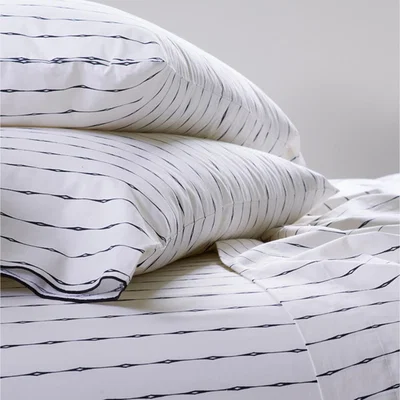 The Range Martex Beige Vintage Stripe Fitted Sheet - Beige / Single