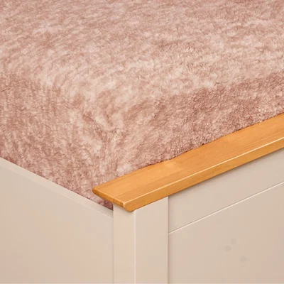 The Range Teddy Marl Deep Fitted Bed Sheet - Blush Pink / Double