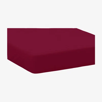The Range Belledorm Easycare Percale Fitted Sheet - Red / Polyester / Double
